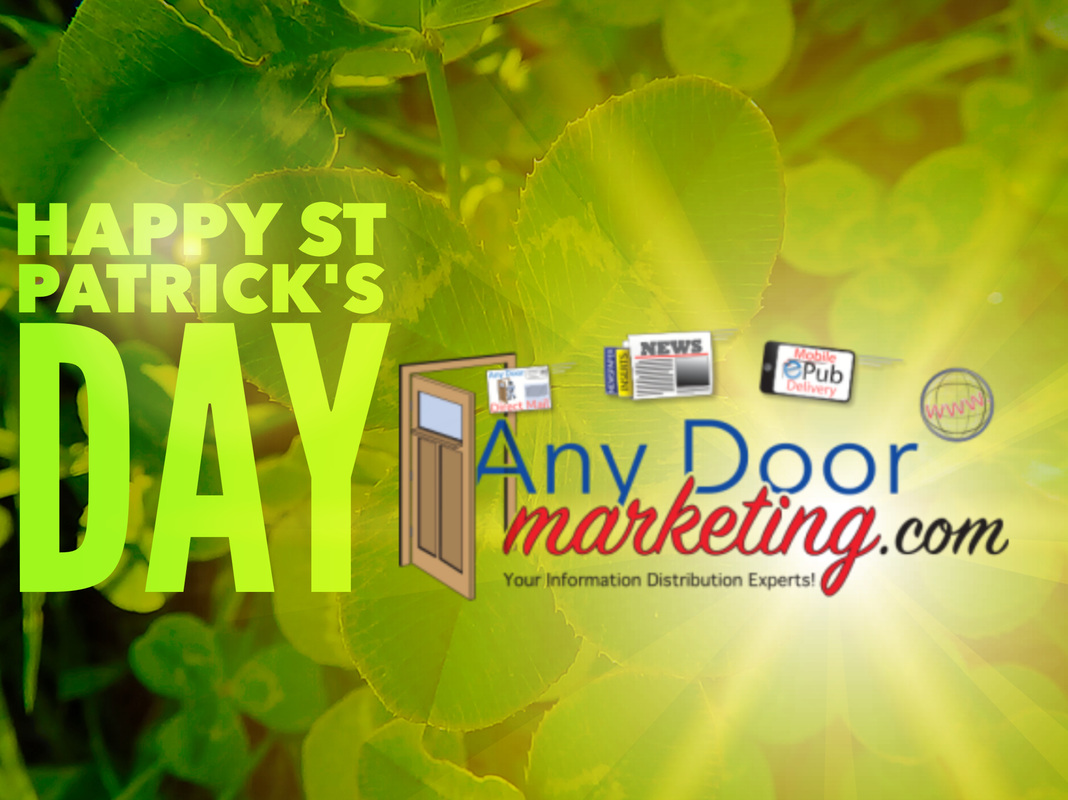 St Patrick's Day Image - Any Door Marketing your Direct Mail Distribution Experts